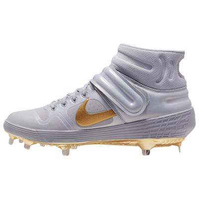 Nike Baseball Cipő Férfi Alpha Huarache Elite 2 Mid Metal Szürke/Arany/Platina,PCE13986